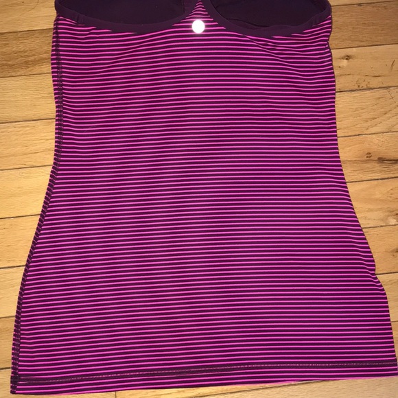 Lululemon Power Y tank Luon light hyperstripe rasp - Picture 3 of 5